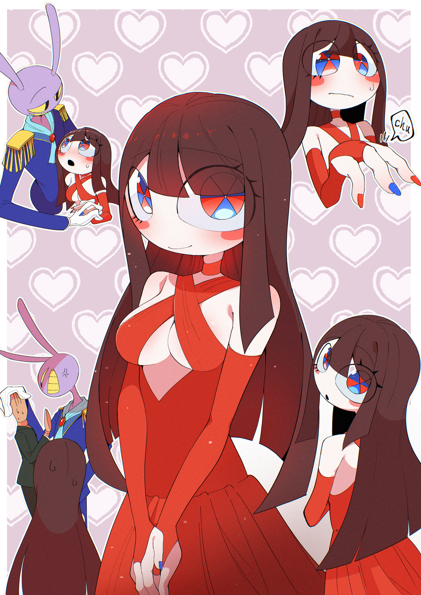 This is a pixiv picture whose title is Pomni姫.