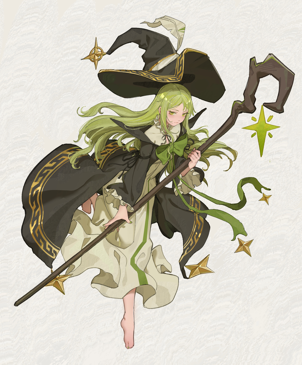 This is a pixiv picture whose title is 森之魔女.