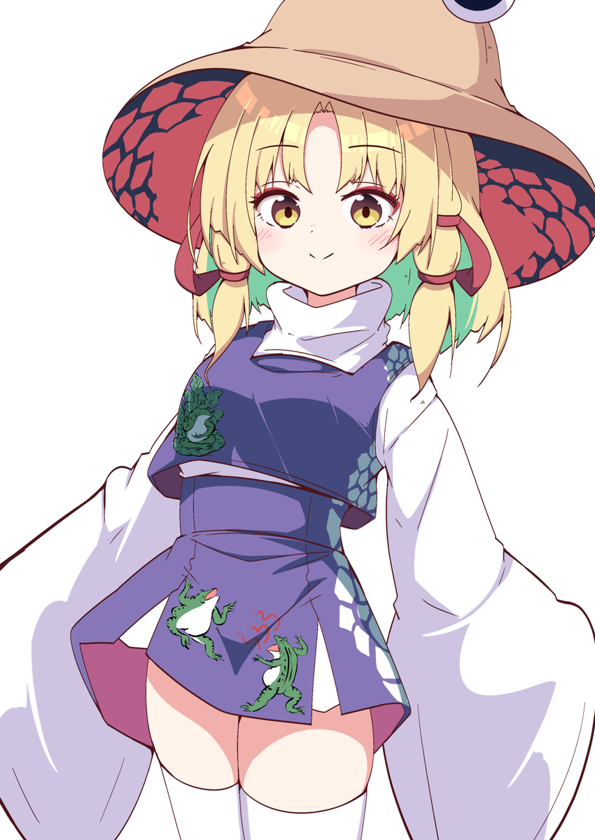 This is a pixiv picture whose title is 諏訪子ちゃん可愛いねぇ～.