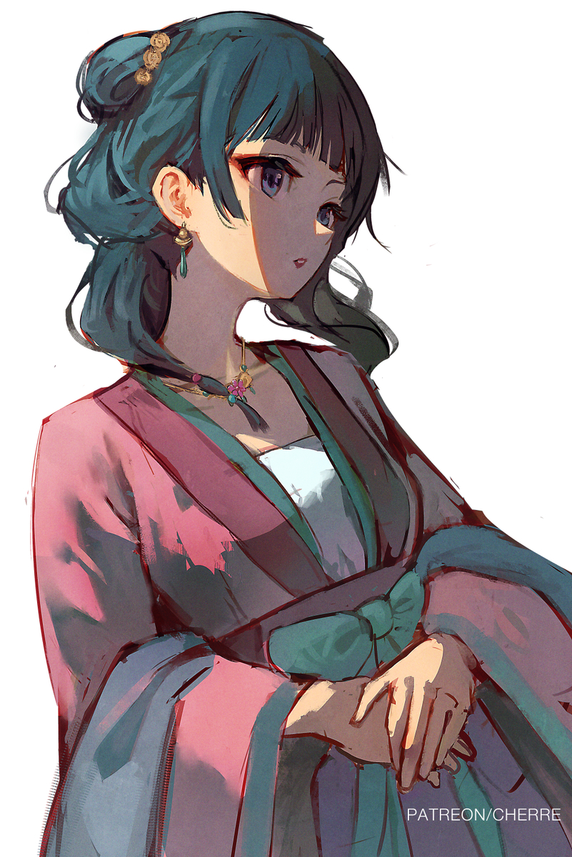 This is a pixiv picture whose title is Maomao.