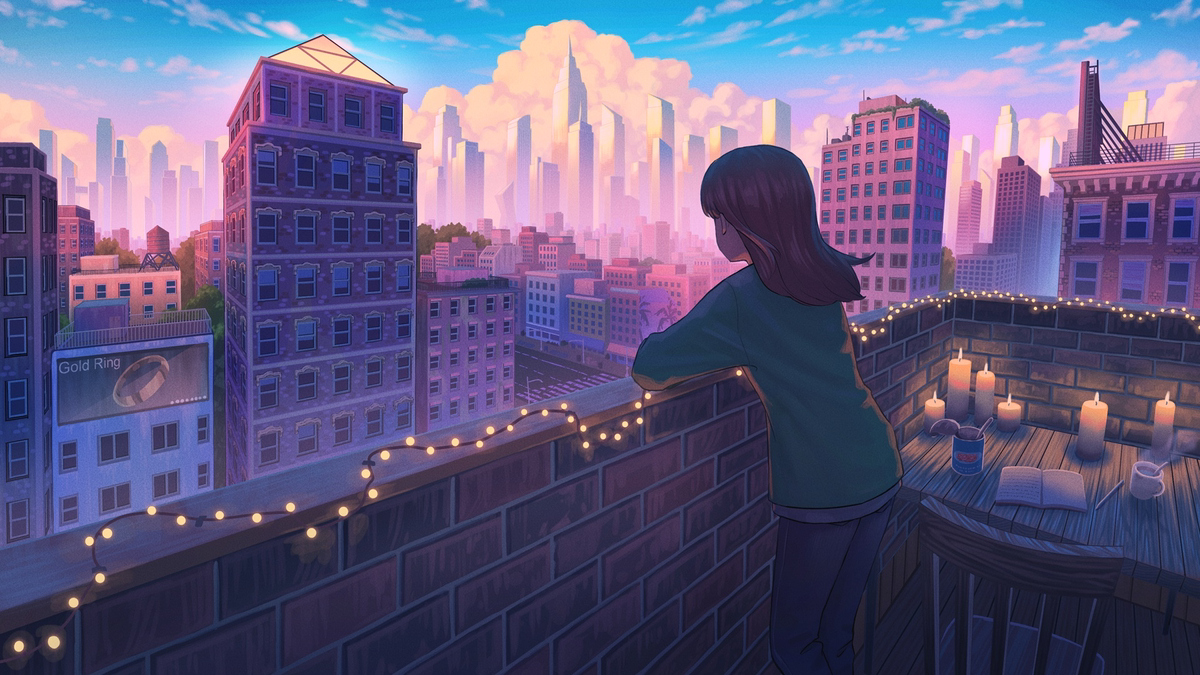This is a pixiv picture whose title is Violet dusk.