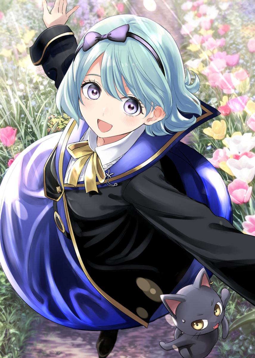 This is a pixiv picture whose title is 魚座の魔女.