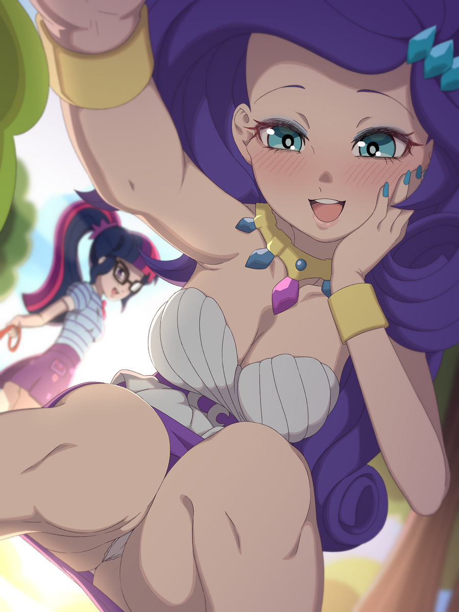 This is a pixiv picture whose title is Rarity.