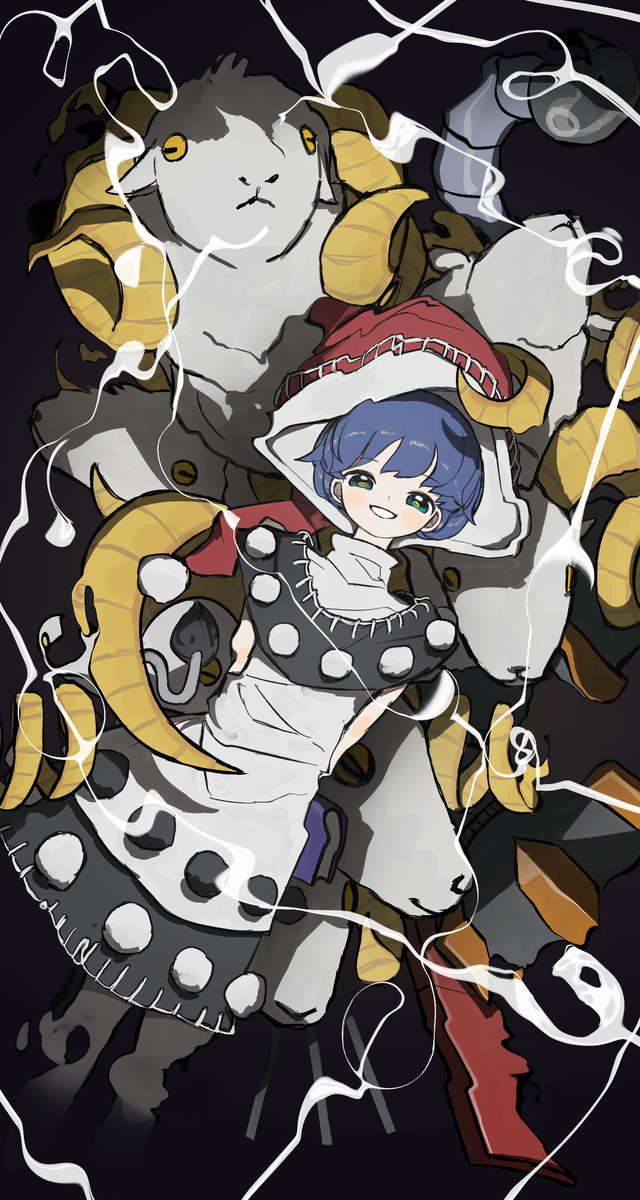 This is a pixiv picture whose title is 羊の夢を見たか.