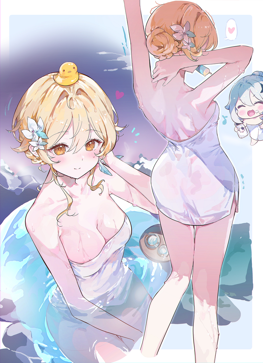 This is a pixiv picture whose title is 💛.