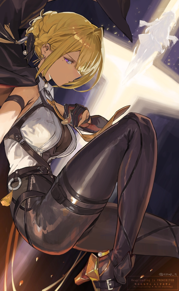 This is a pixiv picture whose title is 🗡️.