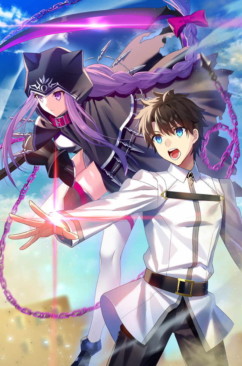 This is a pixiv picture whose title is 藤丸＆アナ.