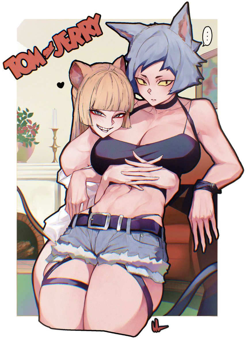 This is a pixiv picture whose title is TOM and JERRY.