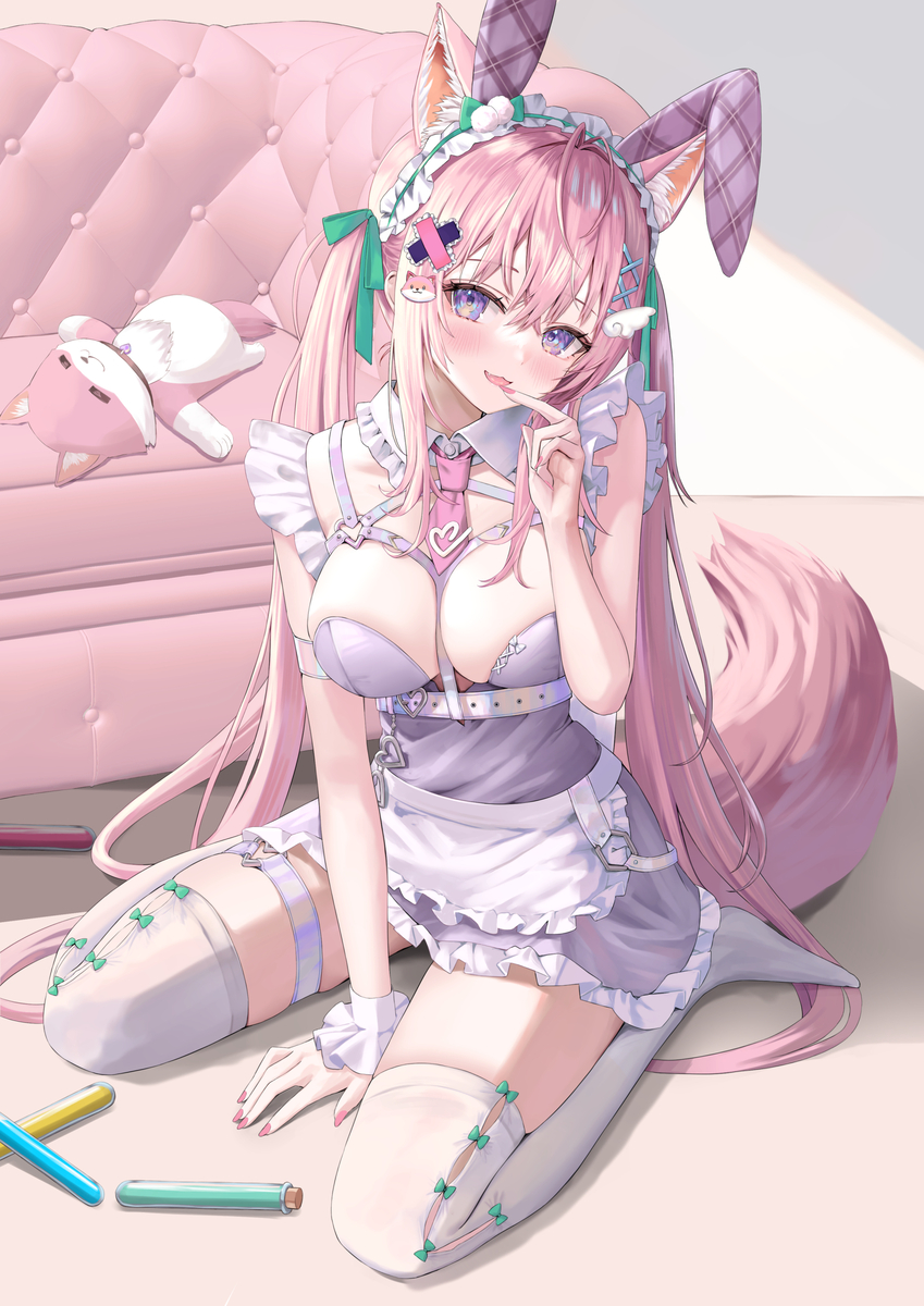This is a pixiv picture whose title is 博衣こより.