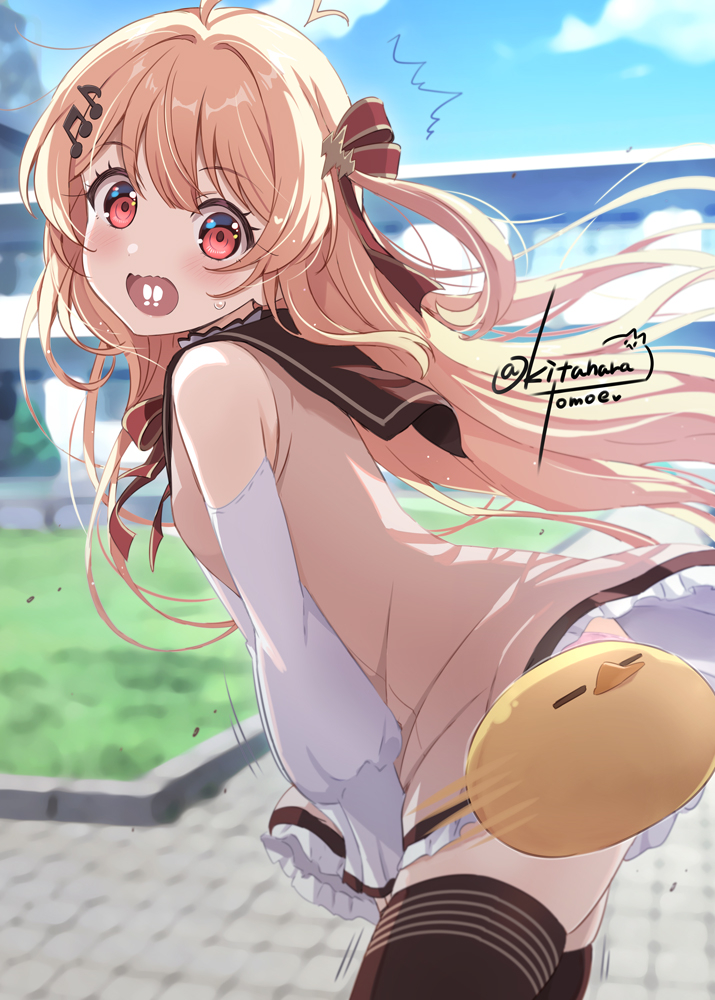 This is a pixiv picture whose title is Request🐤ホロライブ音乃瀬奏ちゃん♪.