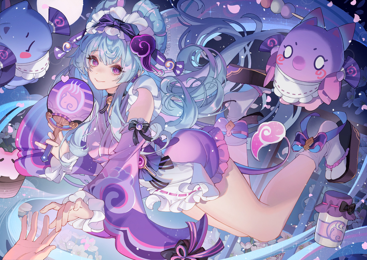 This is a pixiv picture whose title is 夢見月瑞希.