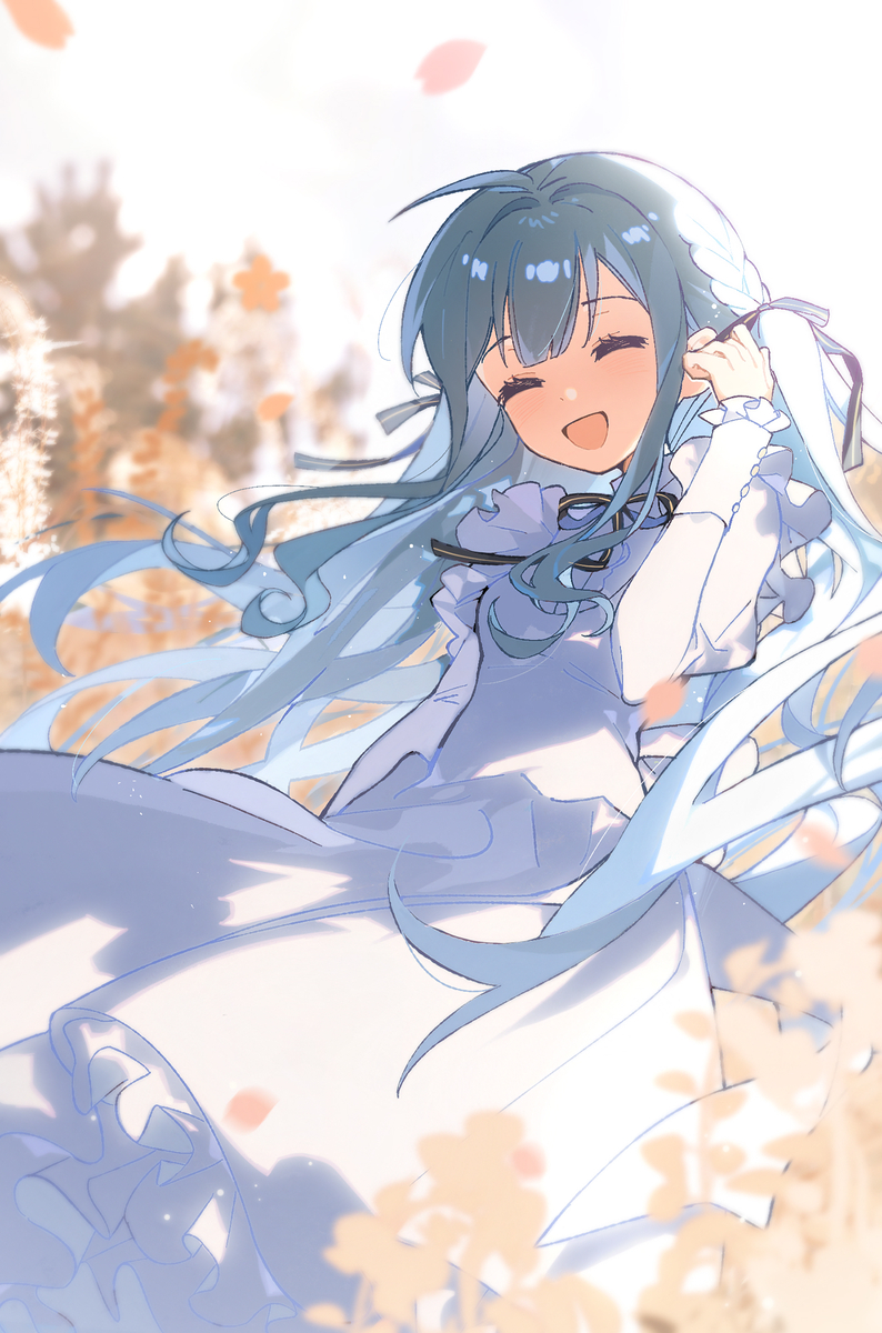 This is a pixiv picture whose title is 笑顔.