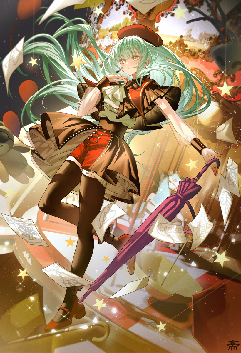 This is a pixiv picture whose title is 若葉睦.