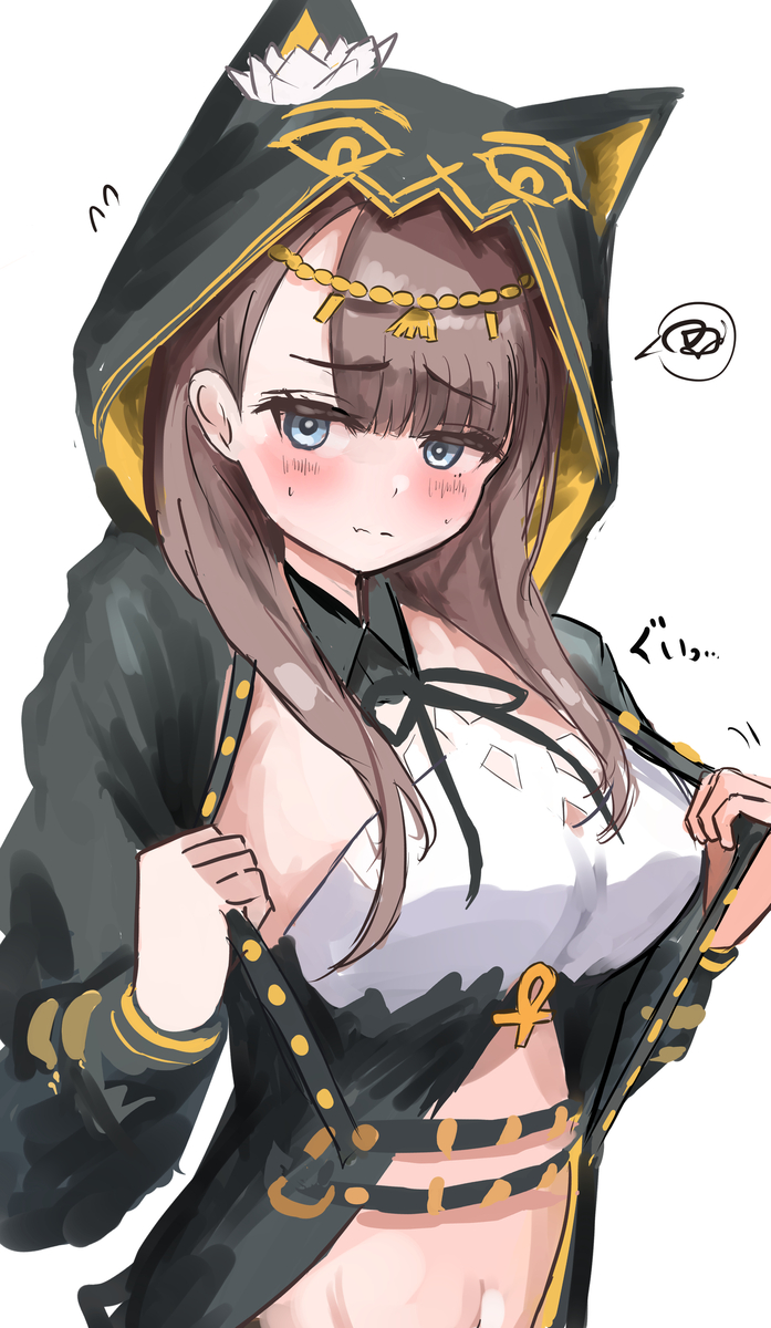 This is a pixiv picture whose title is ぺぺちゃんのサスペンダー引っ張る‥‥.