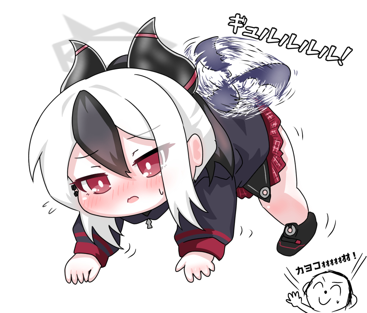This is a pixiv picture whose title is 嬉しくて飛んでいっちゃうカヨコ.