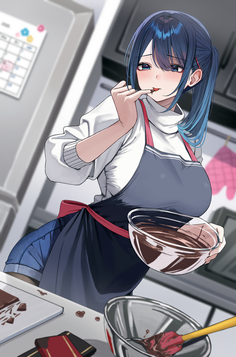 This is a pixiv picture whose title is …ちょっと甘すぎるかな….