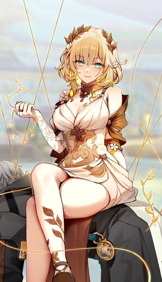 This is a pixiv picture whose title is Aglaea.