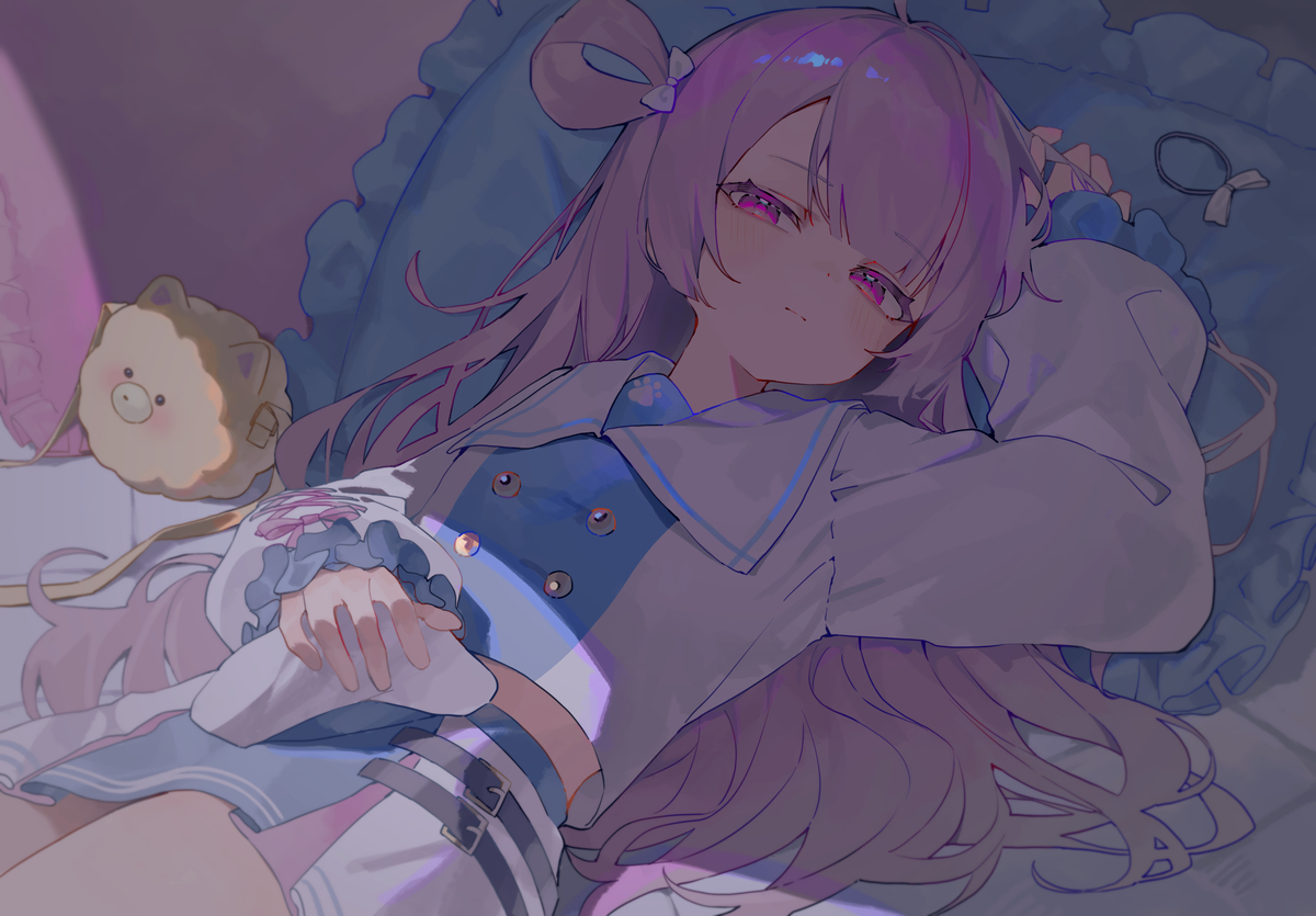 This is a pixiv picture whose title is 🔷.