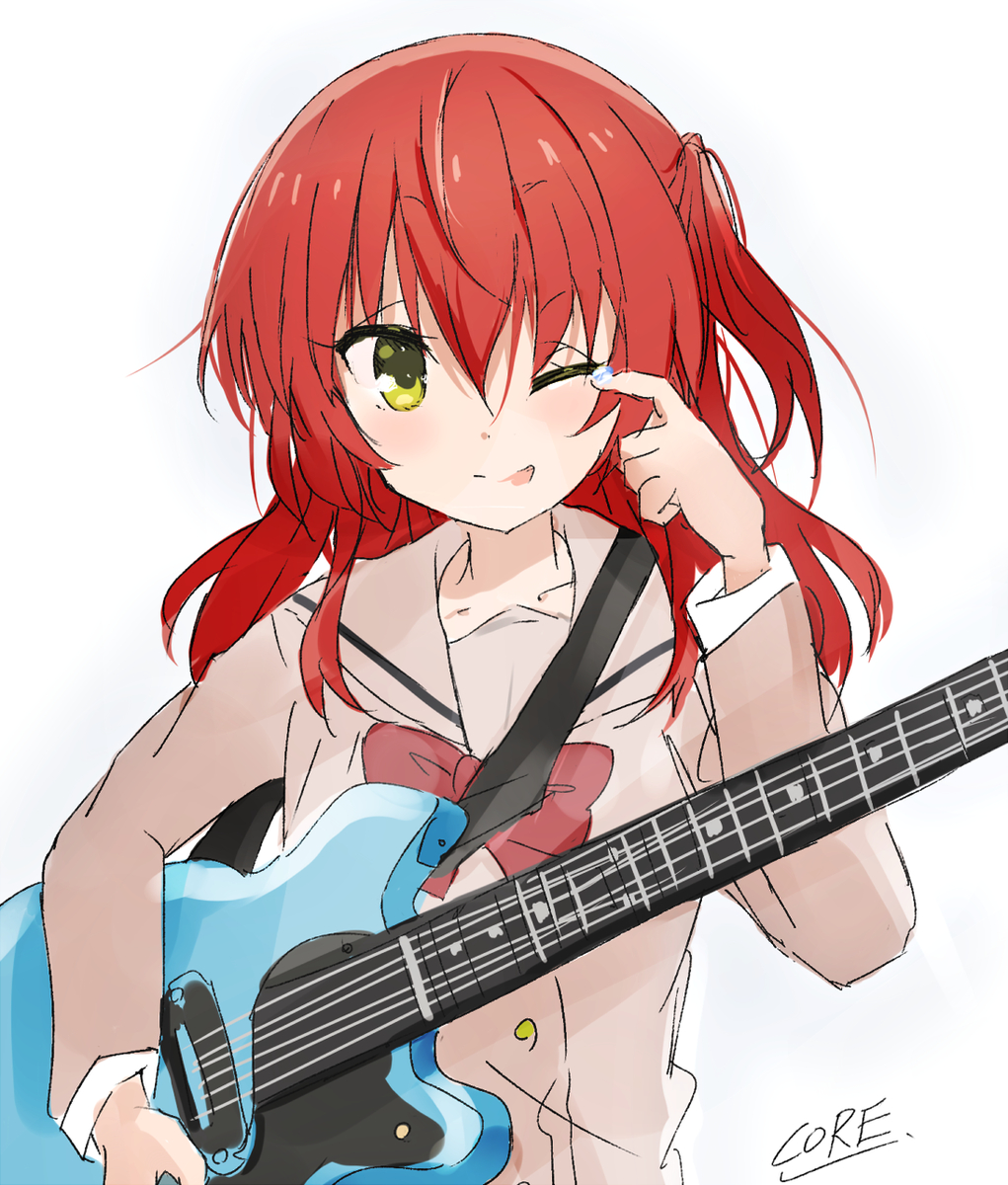 This is a pixiv picture whose title is ぼっちざ喜多ちゃん.