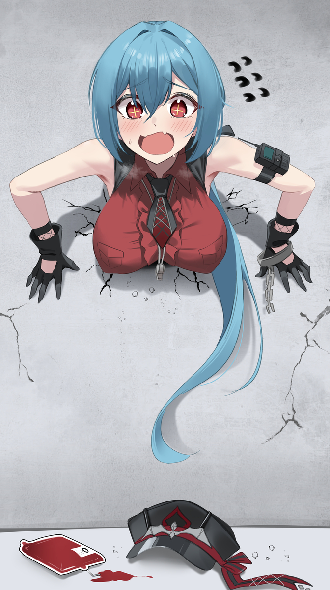 This is a pixiv picture whose title is 脱出失敗.
