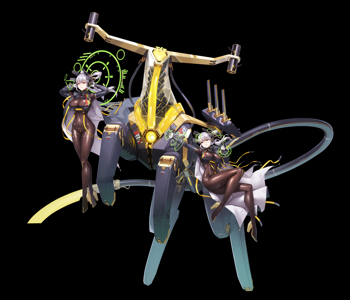 This is a pixiv picture whose title is 战舰少女R 10周年活动 BOSS.