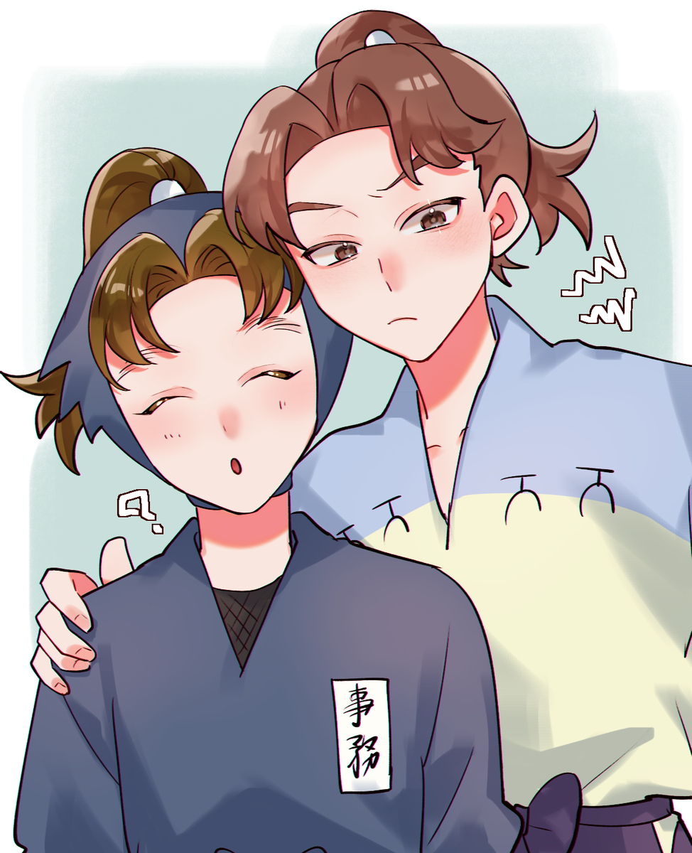 This is a pixiv picture whose title is 利こま.