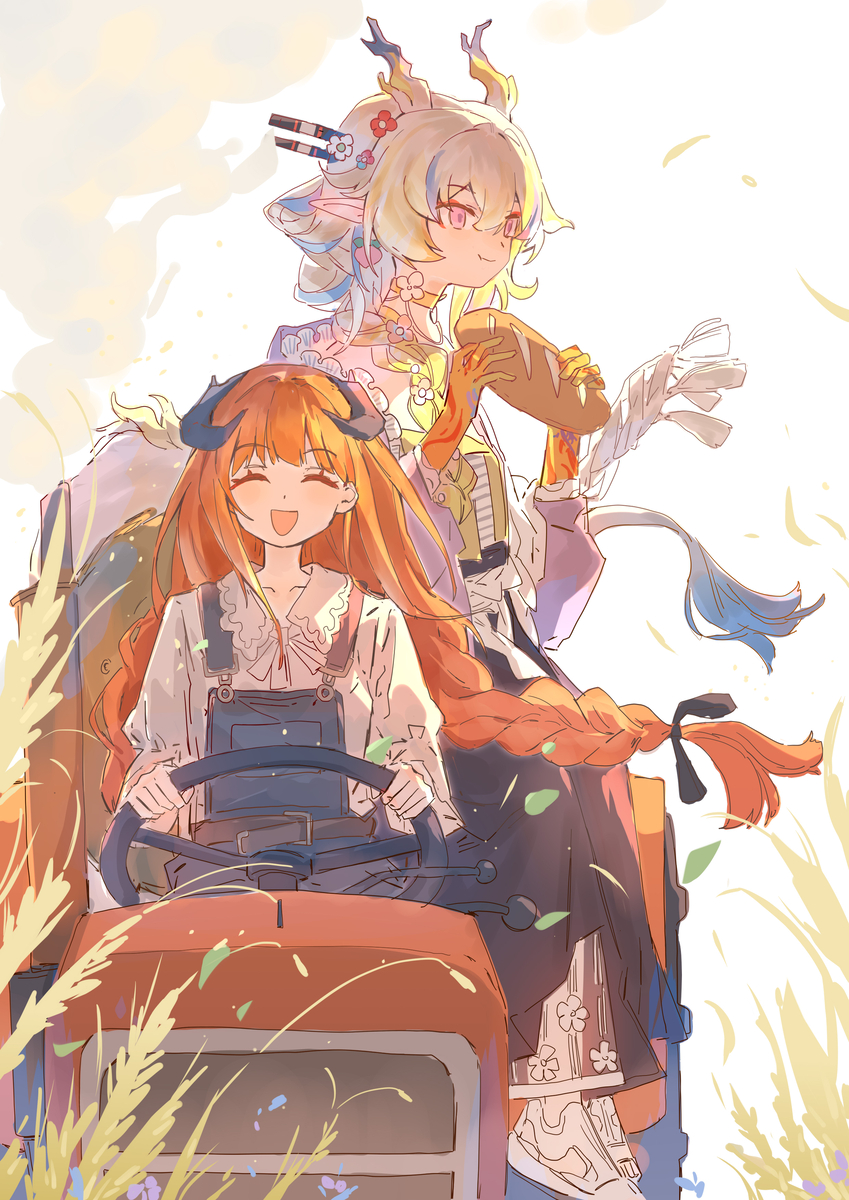 This is a pixiv picture whose title is 姐们耕田滴.