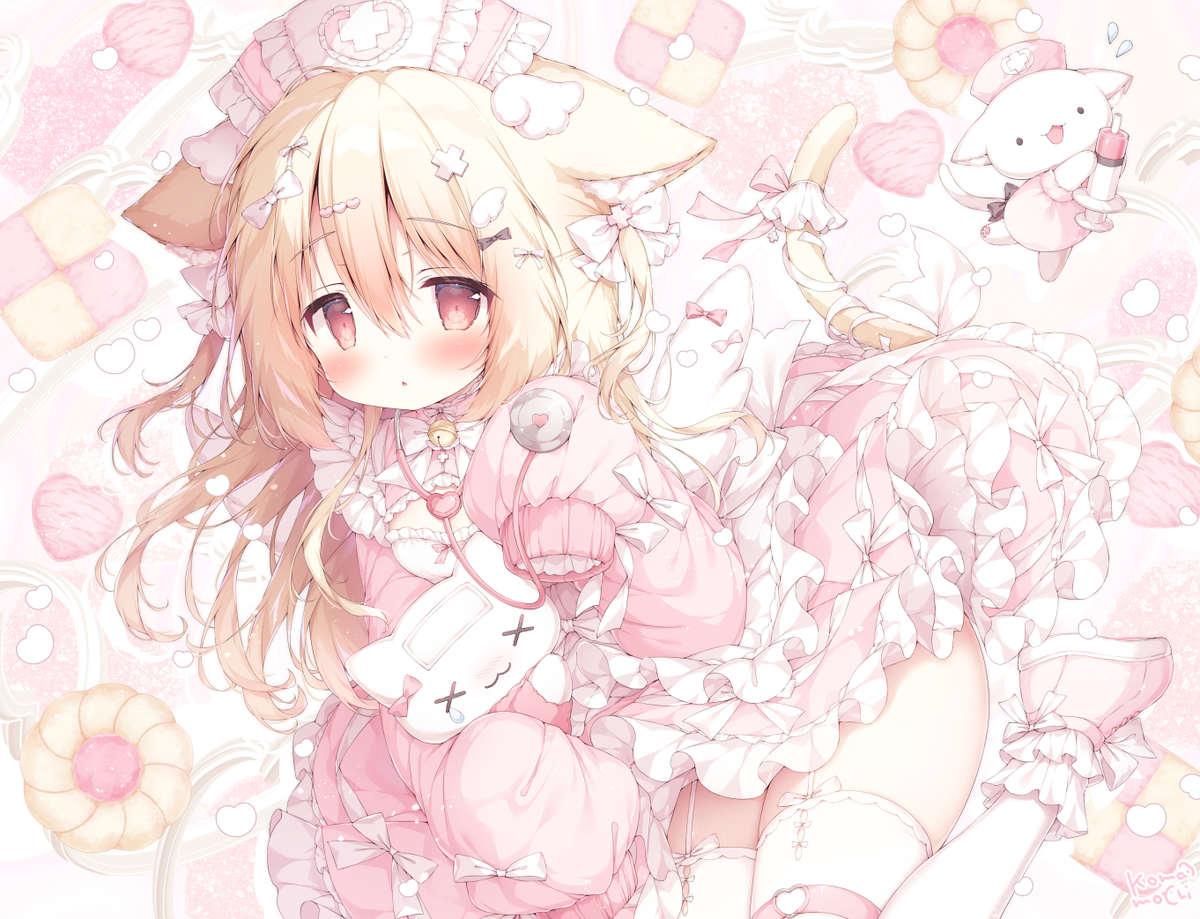 This is a pixiv picture whose title is 甘いものの食べすぎですねー。.