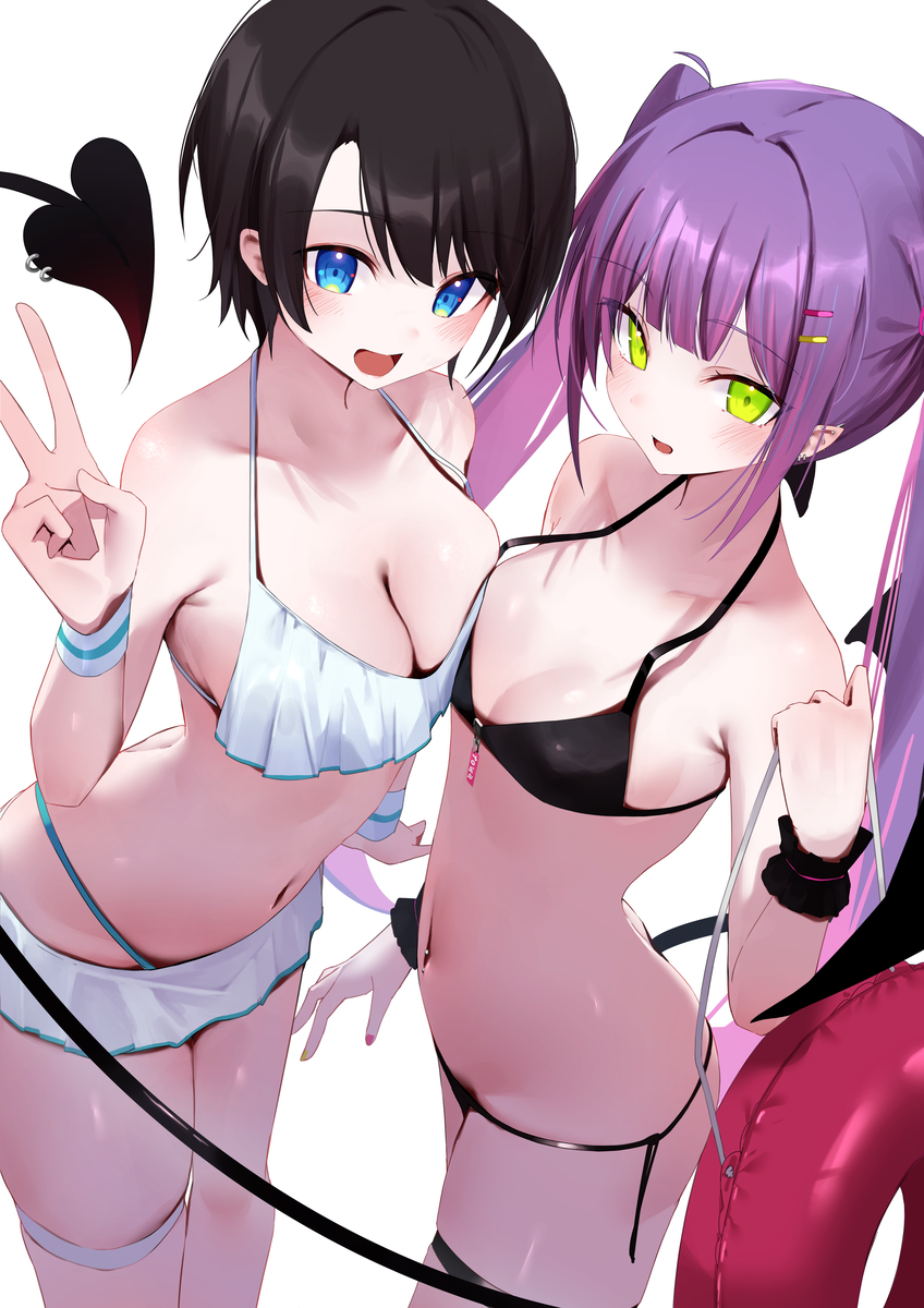 This is a pixiv picture whose title is 水着イカロス.
