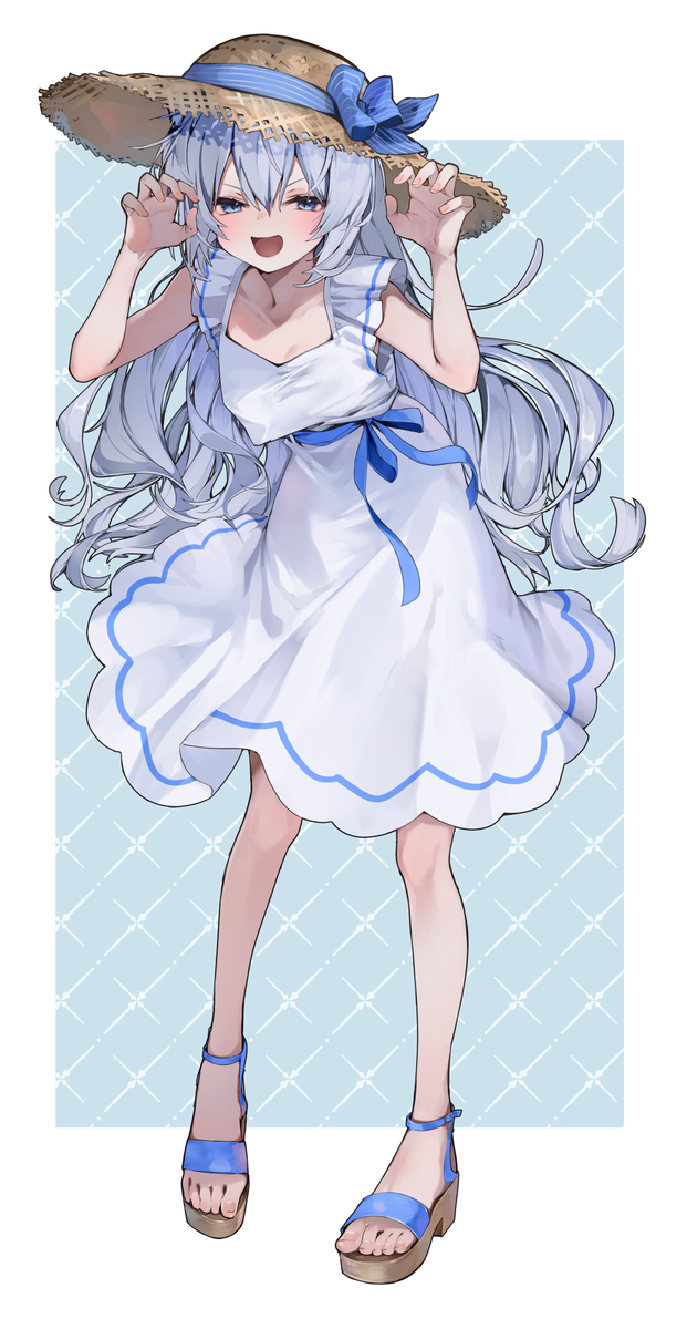 This is a pixiv picture whose title is 【skeb】麦ちゃん.