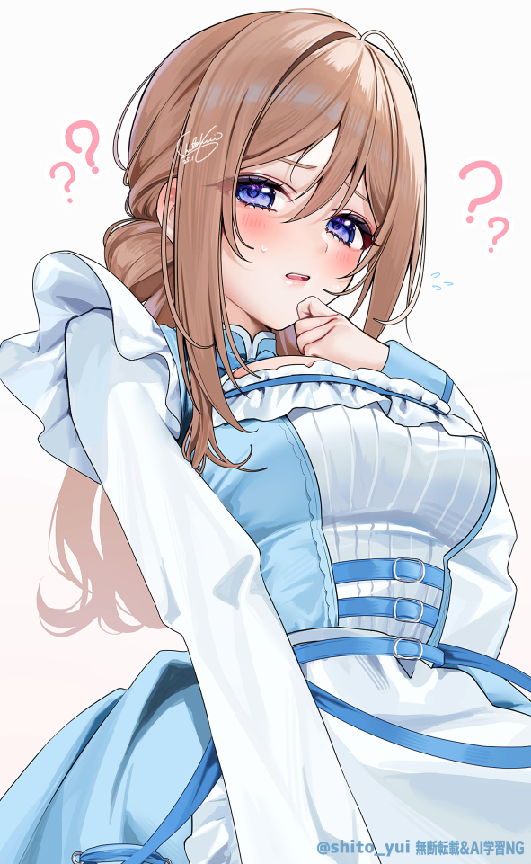 This is a pixiv picture whose title is POP UP莉波🩵🩵.