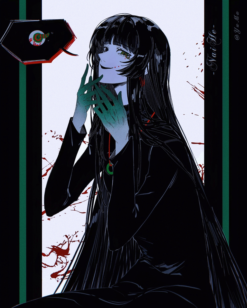 This is a pixiv picture whose title is 不好意思啊眼里的虫子又要掉出来了.