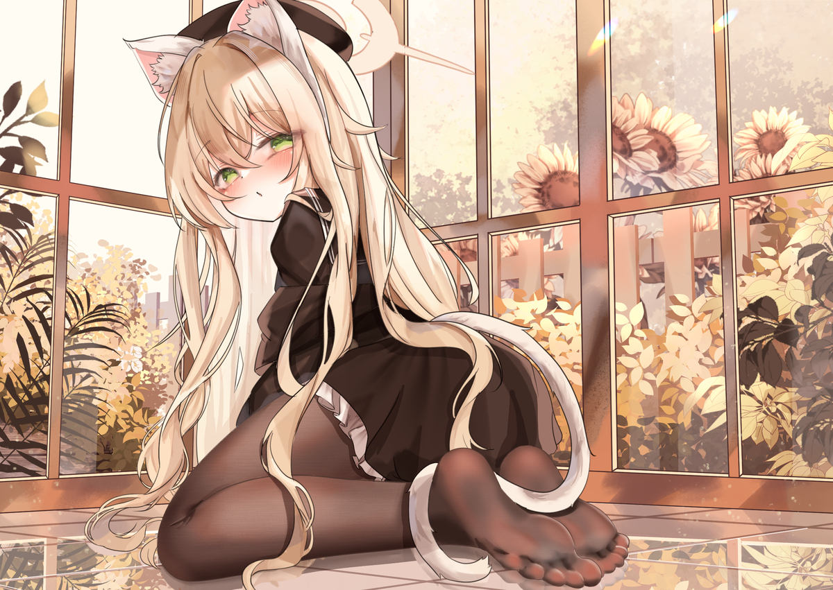This is a pixiv picture whose title is ねこみみ ニヤニヤ教授.