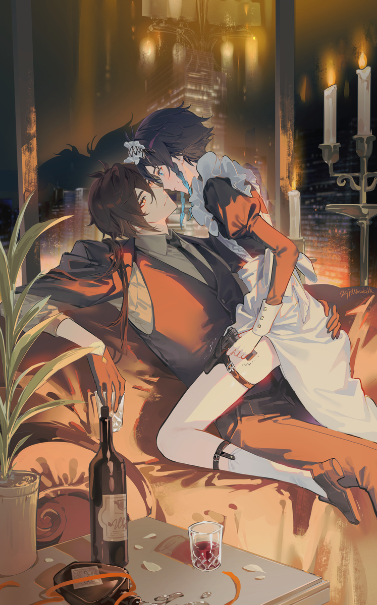 This is a pixiv picture whose title is 鍾ウェン12.