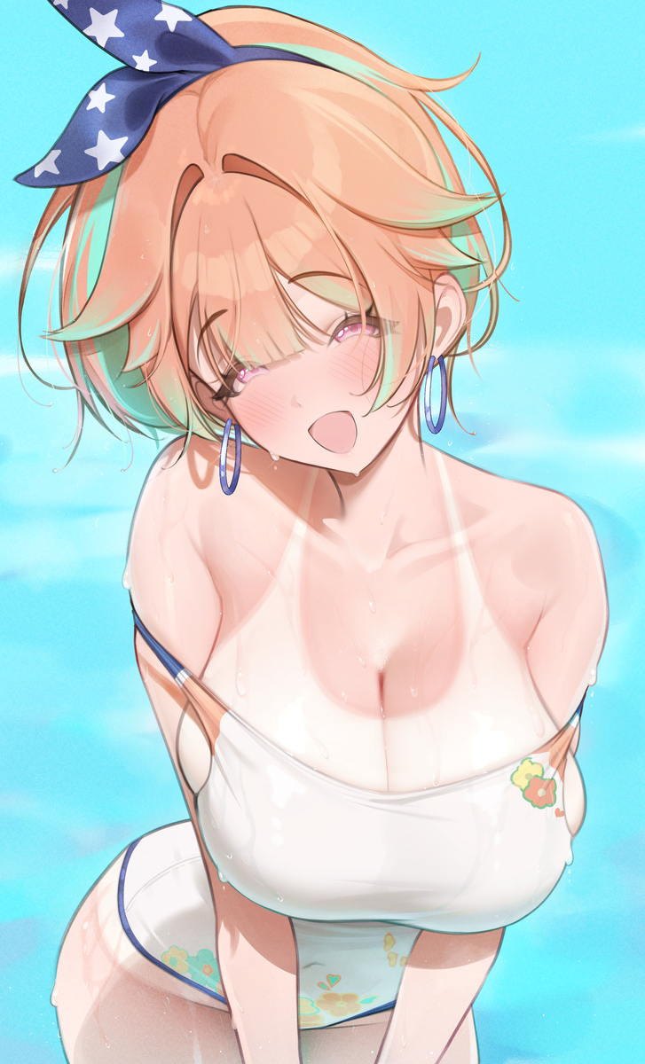 This is a pixiv picture whose title is Tanned Kiara.