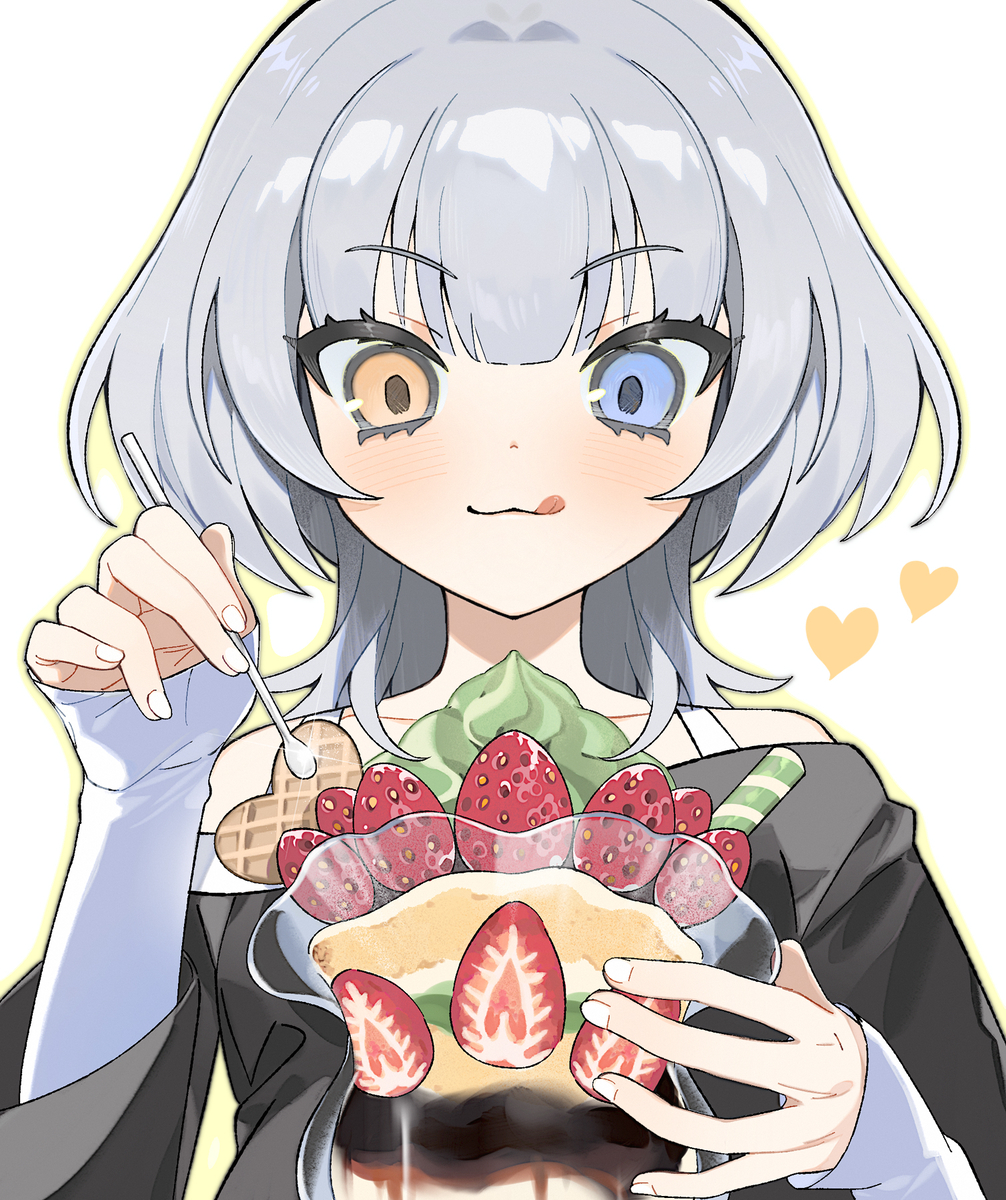 This is a pixiv picture whose title is まっちゃパフェ~.