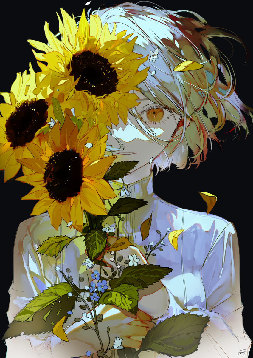 This is a pixiv picture whose title is farewell.