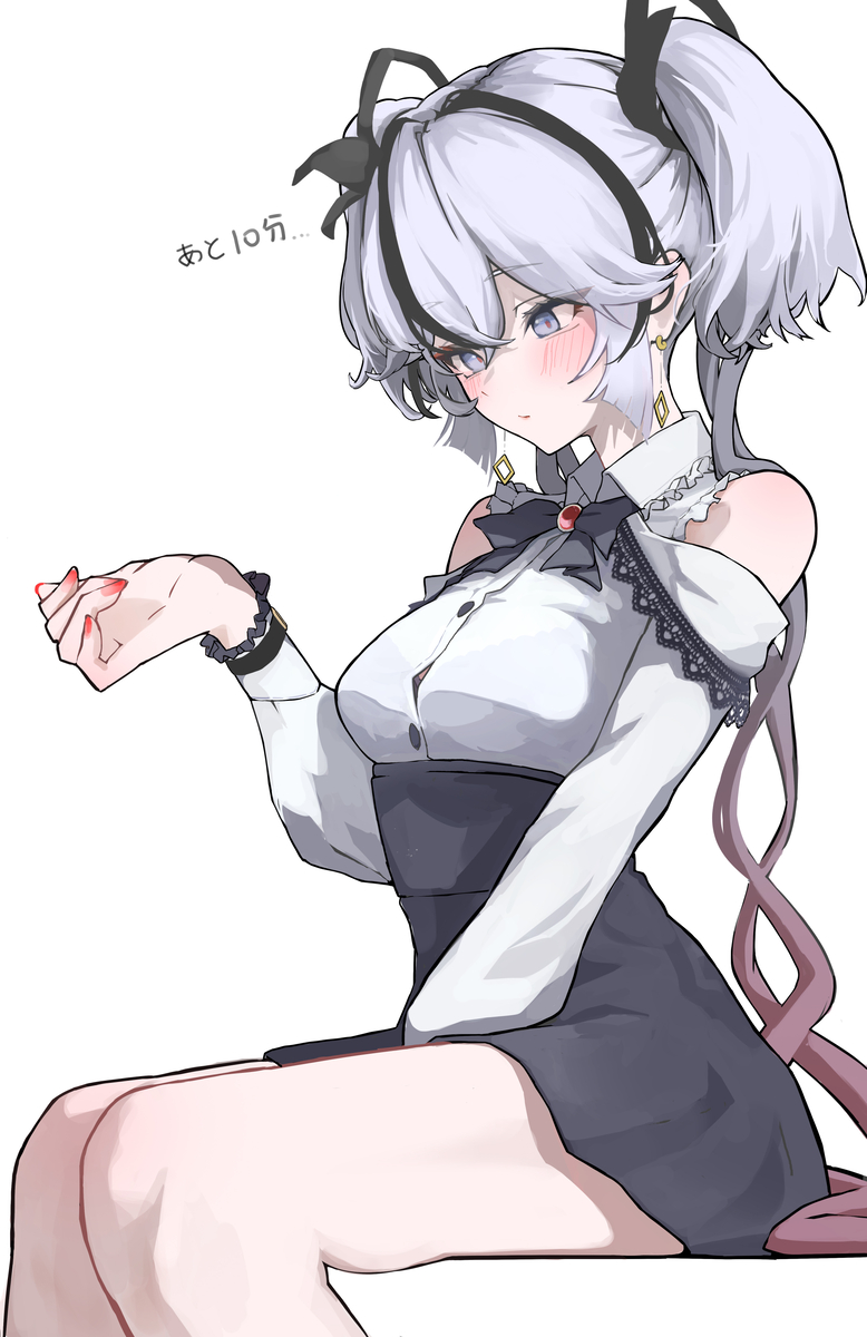 This is a pixiv picture whose title is 待ち合わせ中のツバキ.