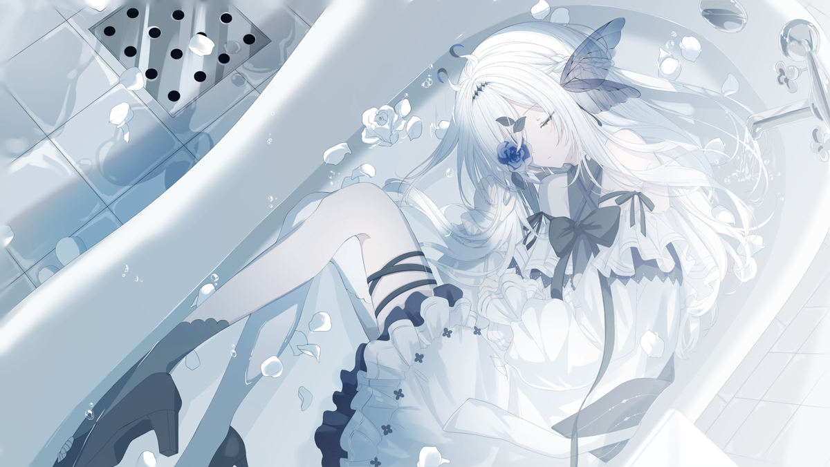 This is a pixiv picture whose title is 箱庭.
