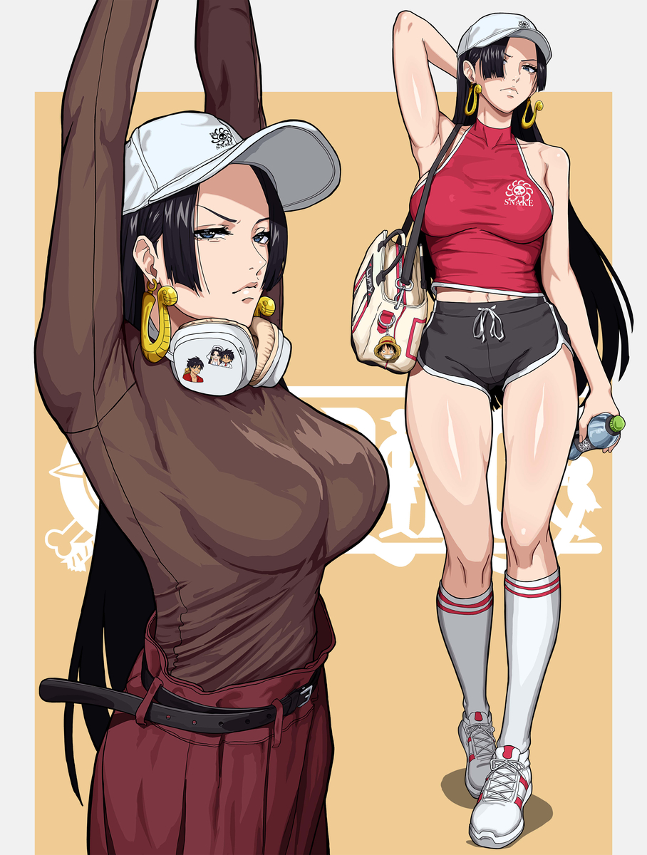 This is a pixiv picture whose title is カジュアルなハンコック.