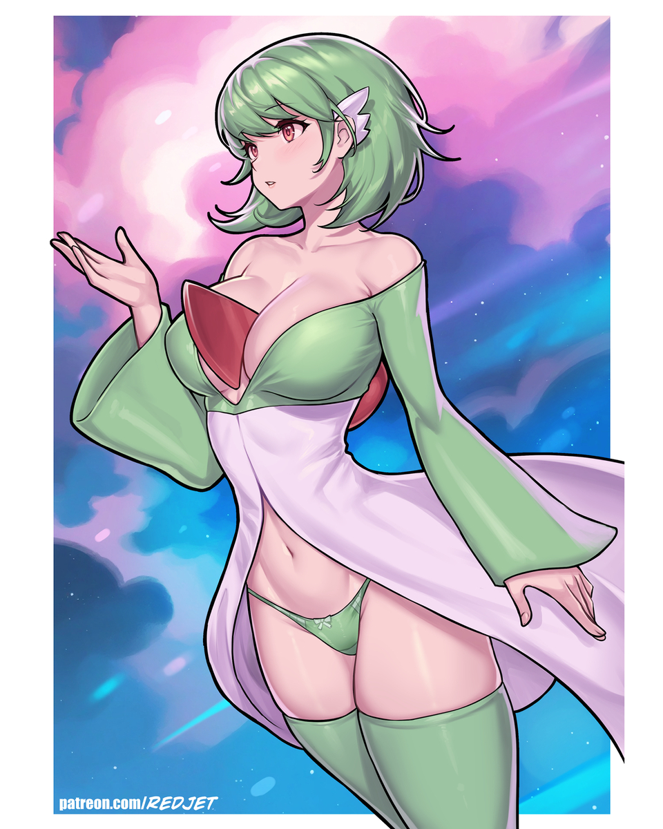 This is a pixiv picture whose title is サーナイト Gijinka.