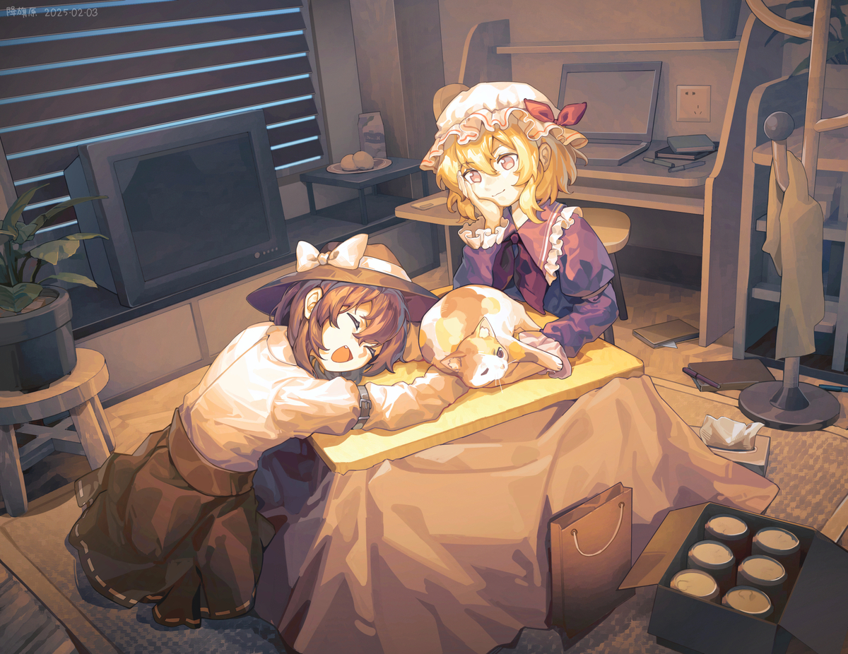 This is a pixiv picture whose title is 于猫腹之下再次交叠的指尖.