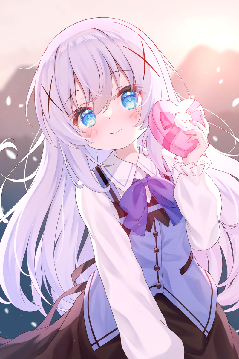 This is a pixiv picture whose title is 情人节小智乃❤.