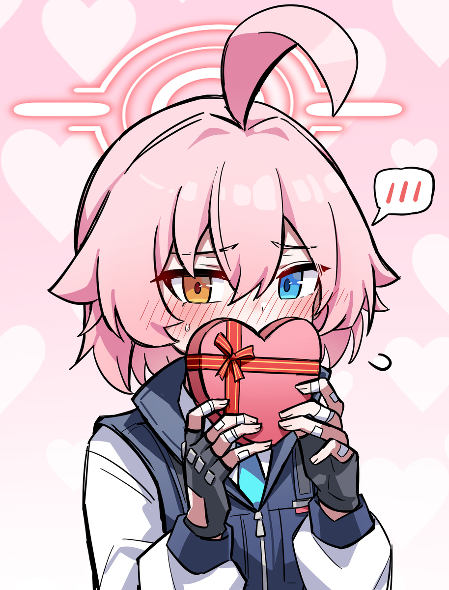 This is a pixiv picture whose title is 발렌타인 외 낙서 몇 장.