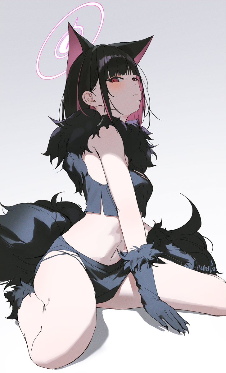 This is a pixiv picture whose title is kazusa.