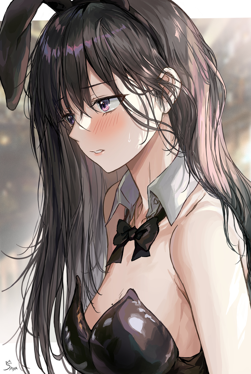 This is a pixiv picture whose title is OCバニーガール.