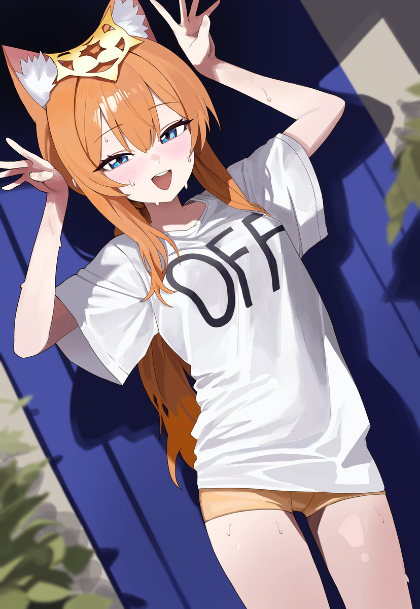 This is a pixiv picture whose title is OFFマリー.