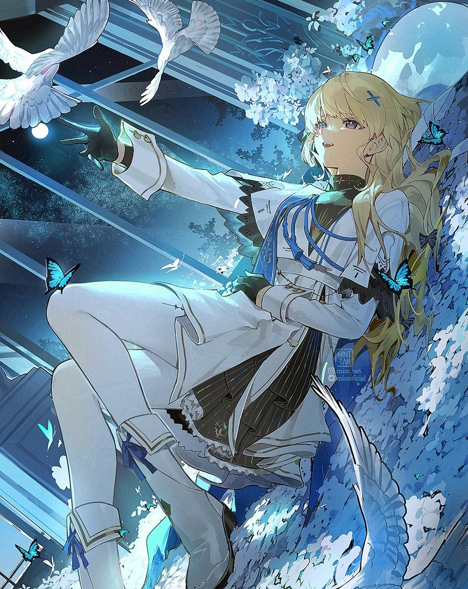 This is a pixiv picture whose title is Phoebe 🕊️🌕.