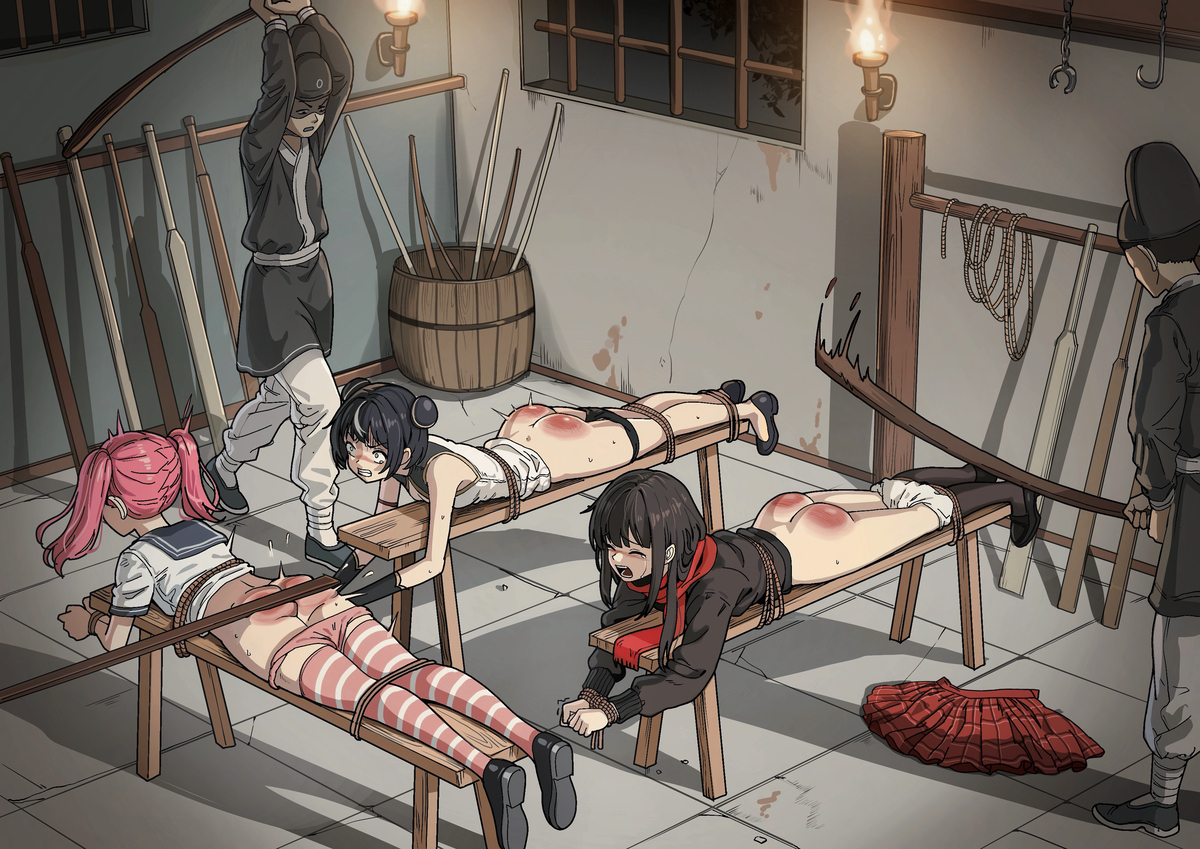 This is a pixiv picture whose title is 【约稿】囹圄之间.