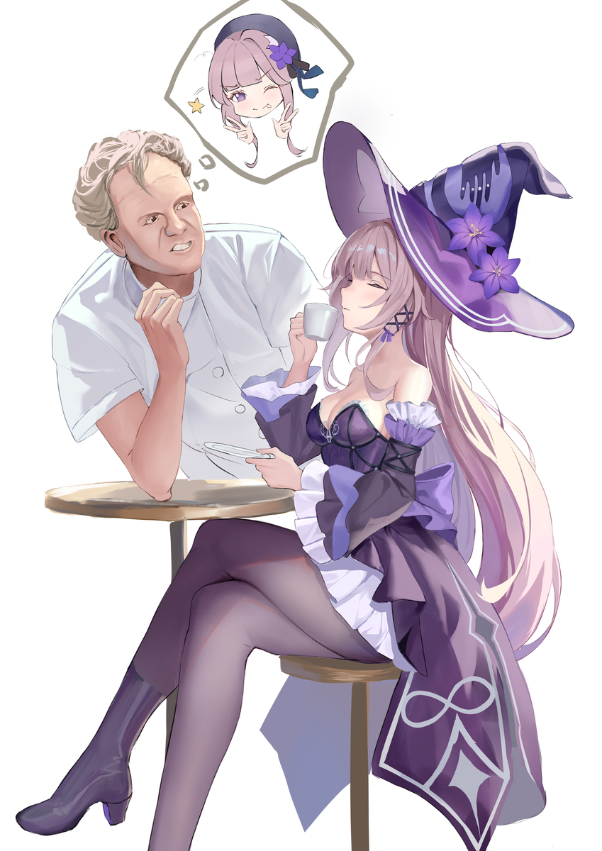 This is a pixiv picture whose title is cooked.